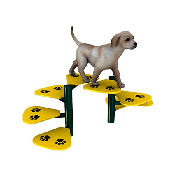 PIATTAFORME STEP A SPIRALE DOG PARK CM 150 X 150 X 122 (H)